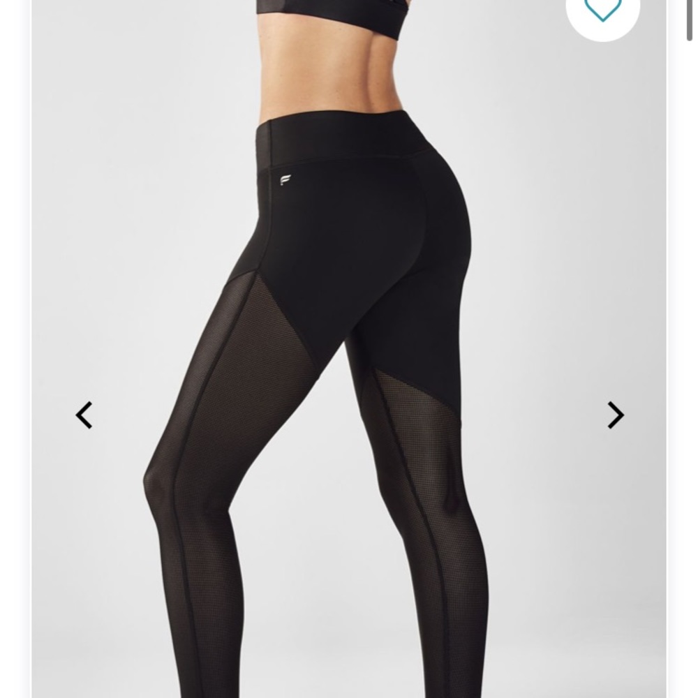Fabletics Mid Rise Mesh Ultra Cool 7/8 Leggings